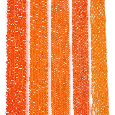 Electroplate Glass Beads Strands EGLA-A044-T4mm-A25-1