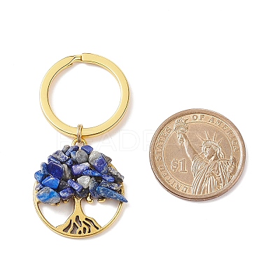 Natural Stone Keychains KEYC-JKC00327-1