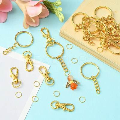 10Pcs Alloy Swivel Lobster Claw Clasps IFIN-YW0003-41-1