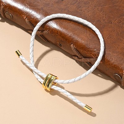 Leather Braided Cord Bracelets BJEW-G675-06G-06-1