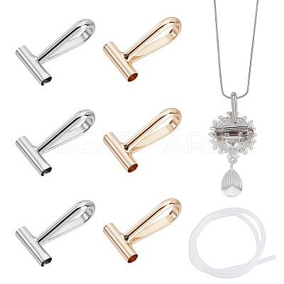 6Pcs 2 Colors Brass Transfer KK-UN0004-88-1