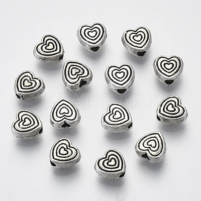Tibetan Style Alloy Beads X-TIBEB-N005-09AS-RS-1