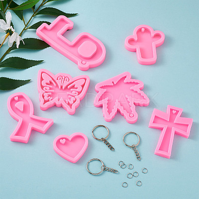 DIY Silicone Keychain Making Molds DIY-TA0008-56-1