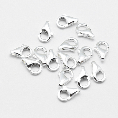 925 Sterling Silver Lobster Claw Clasps STER-G019-04-8mm-1