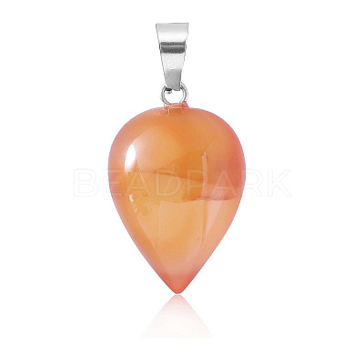 Natural Carnelian Pendants WG38027-03-1