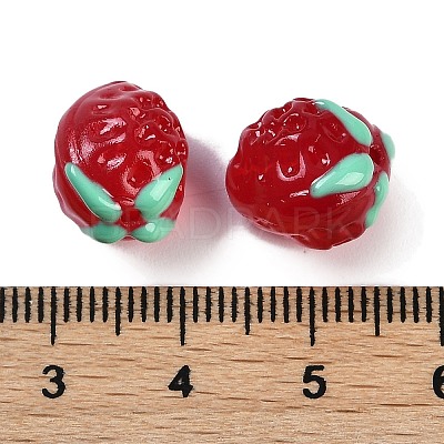 Handmade Lampwork Beads Strand LAMP-I027-10E-1