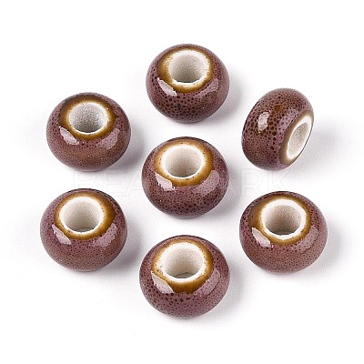 Handmade Porcelain Beads PORC-S498-05Y-1