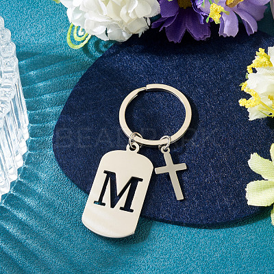 1Pc Stainless Steel Keychains KEYC-TADJ0001-08M-1