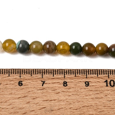Natural Striped Agate/Banded Agate Beads Strands G-Z060-A01-A18-1