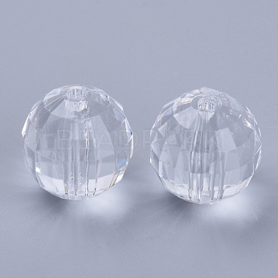 Transparent Acrylic Beads TACR-Q254-22mm-V01-1