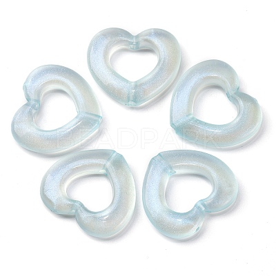 Luminous Transparent Acrylic Beads MACR-D024-19F-1