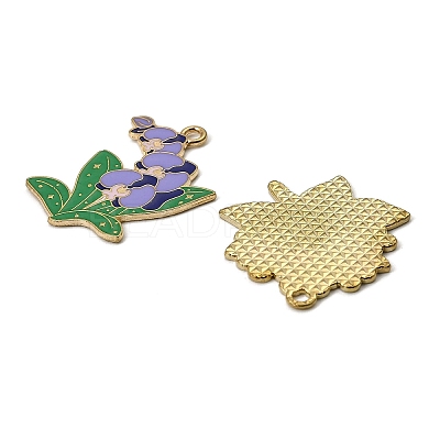 Alloy Enamel Pendants FIND-I064-06G-02-1