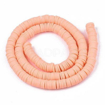 Handmade Polymer Clay Beads X-CLAY-R067-8.0mm-13-1