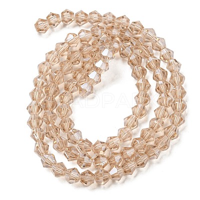 Transparent Electroplate Glass Beads Strands LS-GLAA-F029-2mm-C12-1