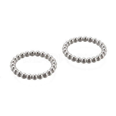 Tarnish Resistant 304 Stainless Steel Linking Rings LS-STAS-L224-055A-P-1