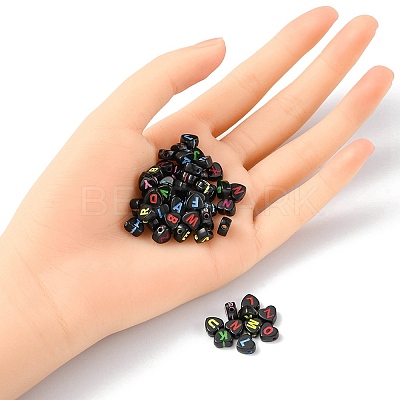 Craft Style Acrylic Beads MACR-YW0002-22A-1