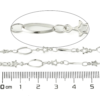 Tarnish Resistant 304 Stainless Steel Chains CHS-Q005-05P-1