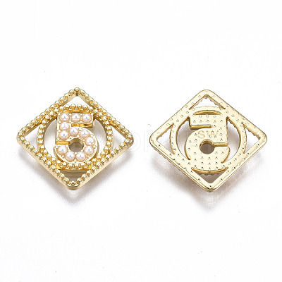 Rack Plating Alloy CAbochons PALLOY-S132-221-RS-1