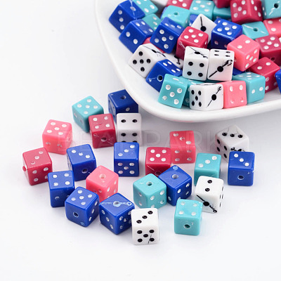Opaque Acrylic Beads MACR-3030-1