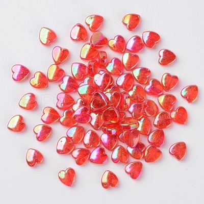 Eco-Friendly Transparent Acrylic Beads X-PL539-806-1
