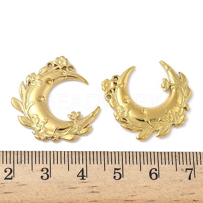 304 Stainless Steel Rhinestone Setting Pendants STAS-D376-09B-G-1
