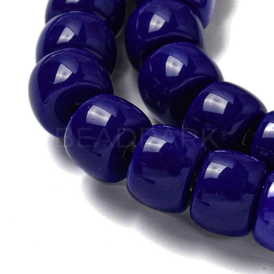 Opaque Glass Beads Strands GLAA-NH0002-B01-1