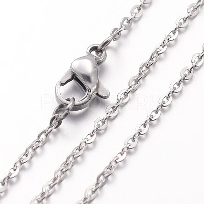 Non-Tarnish 304 Stainless Steel Necklace LS-MAK-K004-19P-1