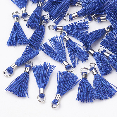 Polycotton(Polyester Cotton) Tassel Pendant Decorations FIND-S275-13P-1