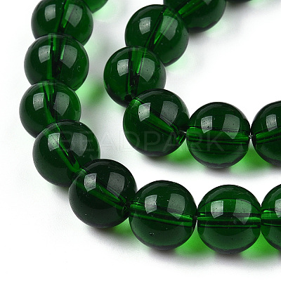 Transparent Glass Beads Strands GLAA-T032-T8mm-22-1