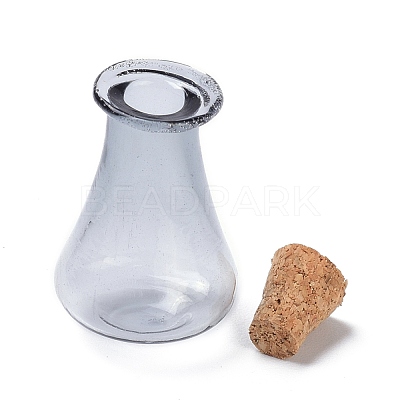 Glass Cork Bottles AJEW-O032-01H-1