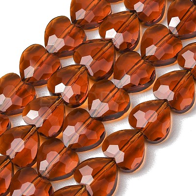 Transparent Glass Beads Strands GL-CBA7A17-03A-11-1