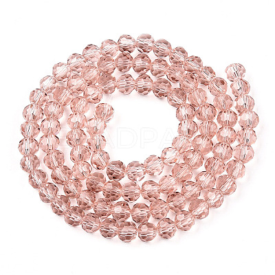 Glass Beads Strands EGLA-J042-6mm-23-1