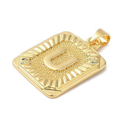 Rack Plating Brass Pendants KK-B092-42G-U-1