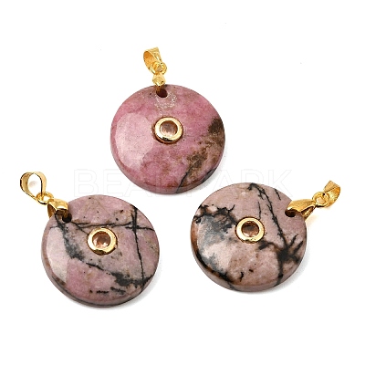 Natural Rhodonite Pendants GG-CBA260E-03G-16-1