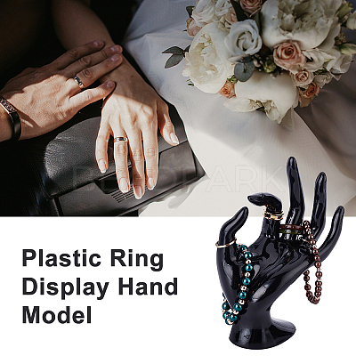 Plastic Ring Display Hand Model RDIS-WH0004-03A-1