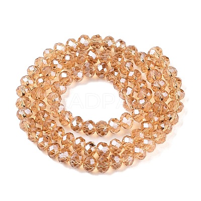 Electroplate Glass Beads Strands EGLA-A044-T6mm-A23-1