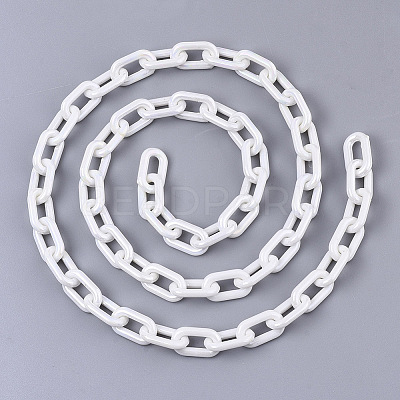 Acrylic Opaque Cable Chains LS-X-PACR-N009-002J-1
