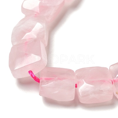Natural Madagascar Rose Quartz Beads Strands G-G980-11-1