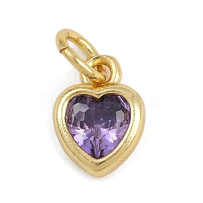 Brass with Cubic Zirconia Pendants KK-A269-67G-1