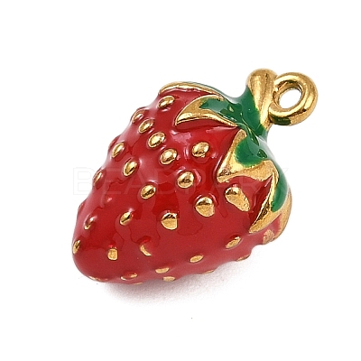 304 Stainless Steel Enamel Pendants STAS-P402-02A-01-1