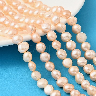 Natural Cultured Freshwater Pearl Beads Strands PEAR-P064-19J-01A-1