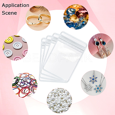 10Pcs PVC Plastic Resealable Bags OPP-WH20001-02A-1