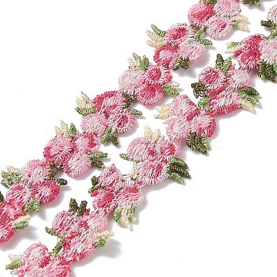 Flower Polyester Trim Ribbon OCOR-XCP0001-41-1