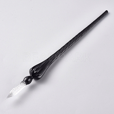 Handmade Glass Dip Pen AJEW-WH0121-43A-1