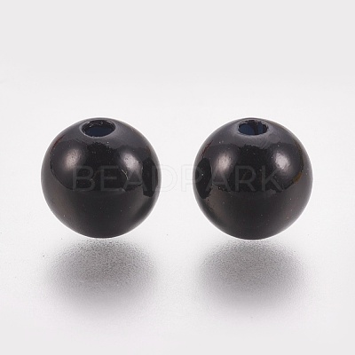 ABS Plastic Imitation Pearl Beads KY-G009-5mm-01-1