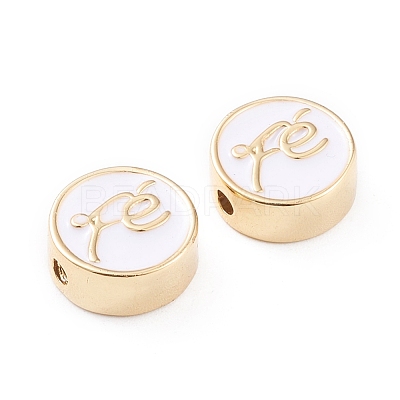 Brass Enamel Beads LS-KK-F814-02G-1
