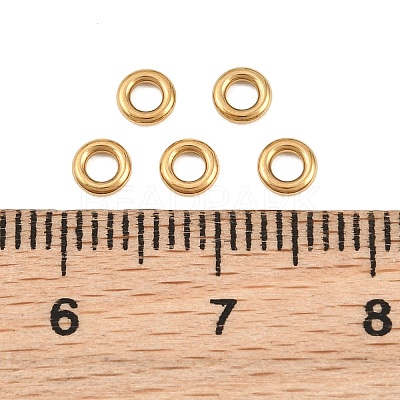Ion Plating(IP) 304 Stainless Steel Closed Jump Rings STAS-G393-06G-04-1