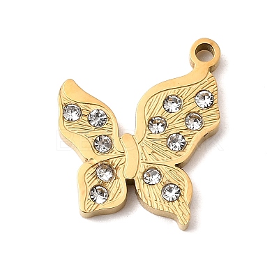 304 Stainless Steel Pendants STAS-K297-07G-1