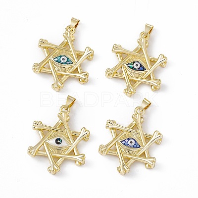 Natural Shell Pendants KK-M234-03G-1