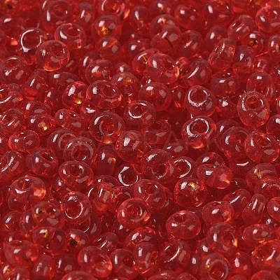 Transparent Colours Glass Seed Beads SEED-P006-02A-06-1